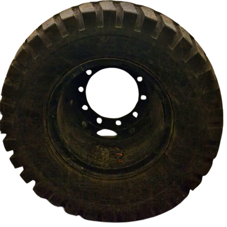 Däck på fälg 10,00-20